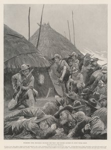 Bevakning av boerfångar mellan den första och andra aktionen den 6 juni nära Reitz av Richard Caton Woodville junior